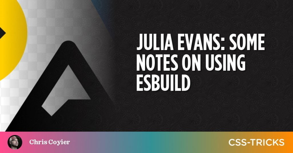Some notes on using esbuild