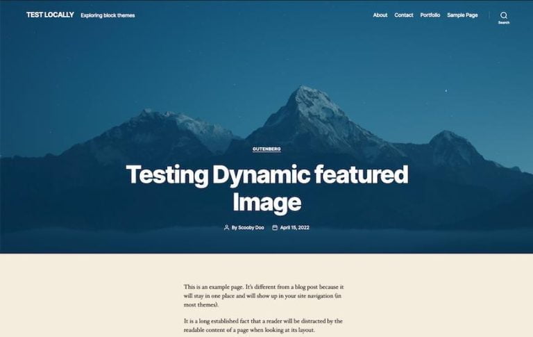 How To Customize WordPress Block Theme Cover Templates with Dynamic Post Feature Images
