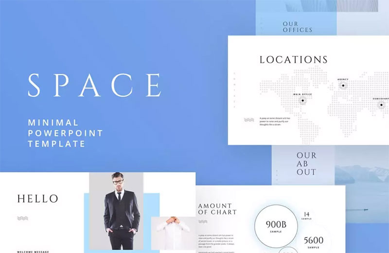 7-SPACE-PowerPoint-Template The Power of Simplicity: Using Simple PowerPoint Templates For Professional Presentations