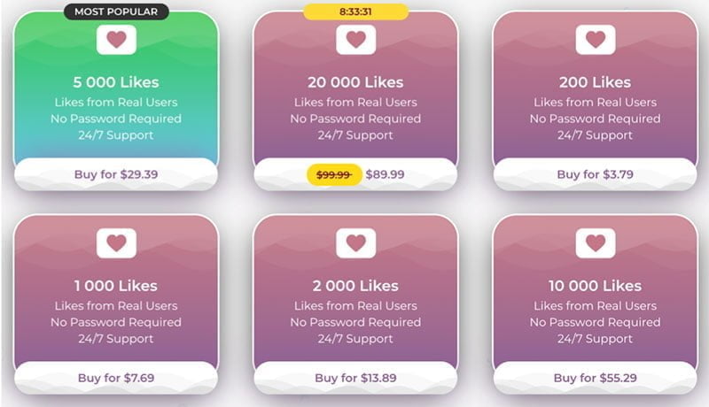 i1 TOP 8 services to buy Instagram likes - 100% real and fast
