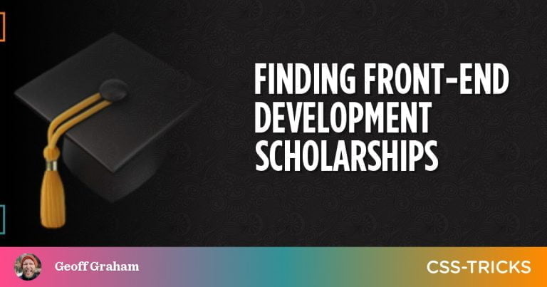 Finding Front-End Development Scholarships