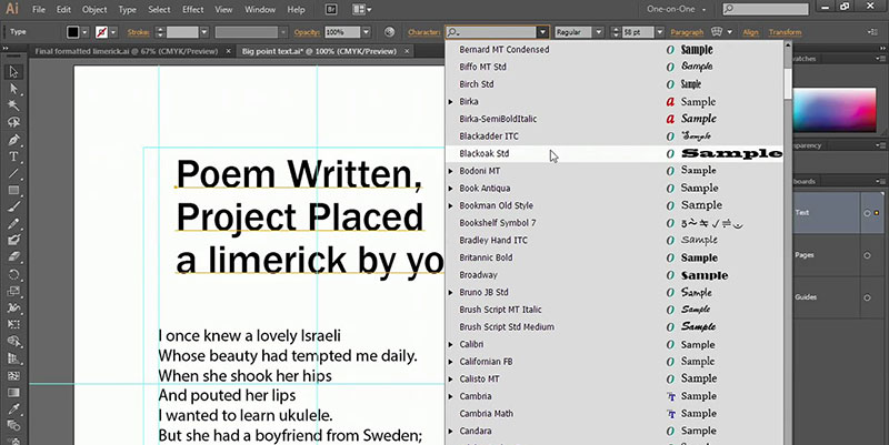 ai-font How to add fonts to Adobe Illustrator to use in vector projects