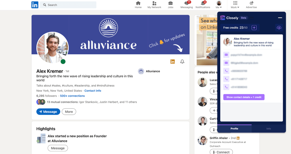 How to Extract Email Addresses from LinkedIn Profiles