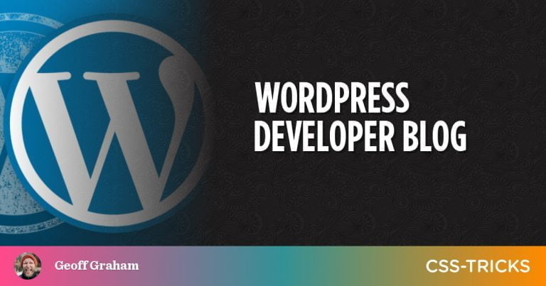 WordPress Developer Blog