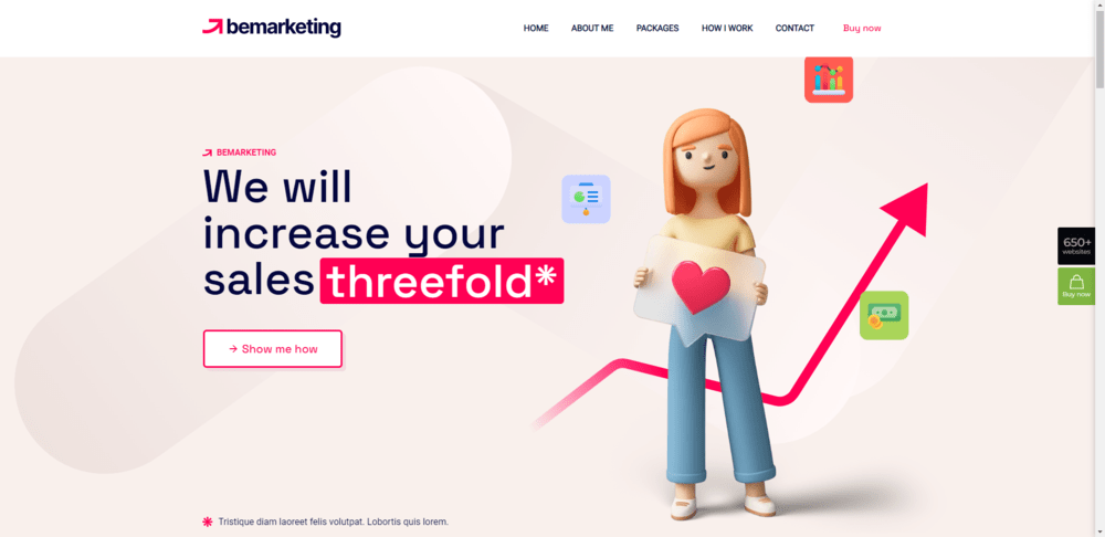 bemarketing-small-print-example Check Out These Great 5 Web Design Trends for 2023