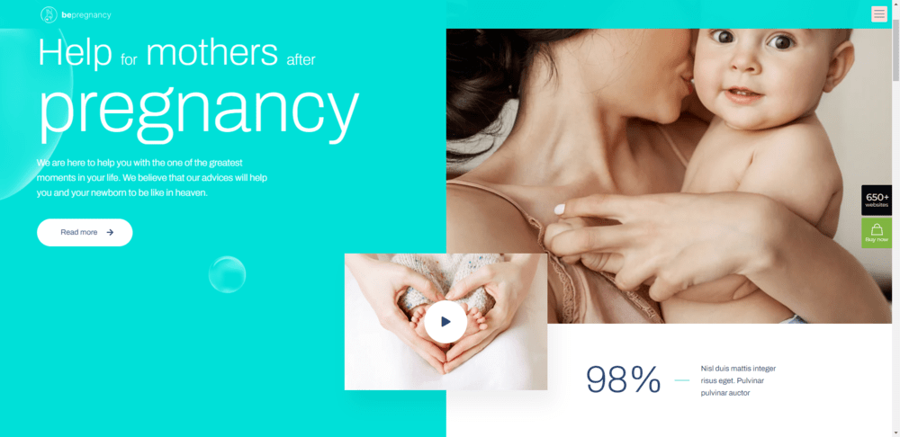 bepregnancy-embedded-video Check Out These Great 5 Web Design Trends for 2023