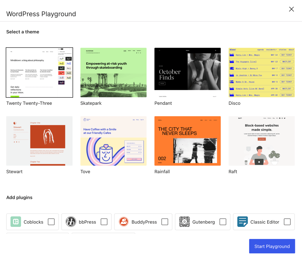 WordPress Playground: Running WordPress in the Browser
