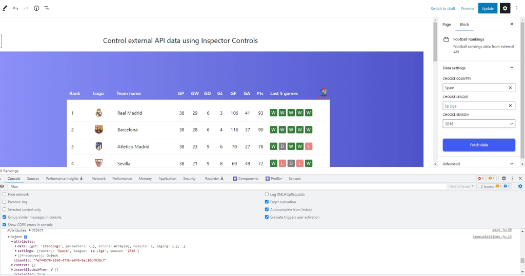 Saving Settings for a Custom WordPress Block in the Block Editor