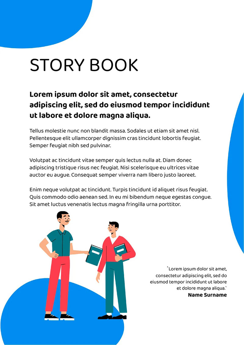 Story-Book-Template Best 22+ FREE Google Docs Book Templates in 2023