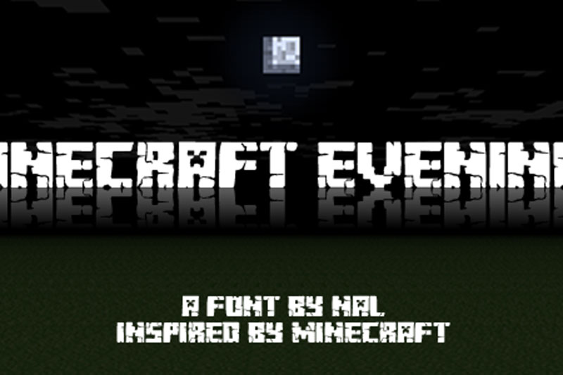 Minecraft-Evenings-Font Get the best Minecraft fonts from this hand picked selection