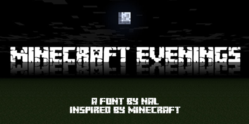 Minecraft-Evenings-Font-Template Get the best Minecraft fonts from this hand picked selection