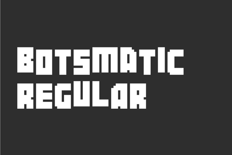 Botsmatic-Font Get the best Minecraft fonts from this hand picked selection