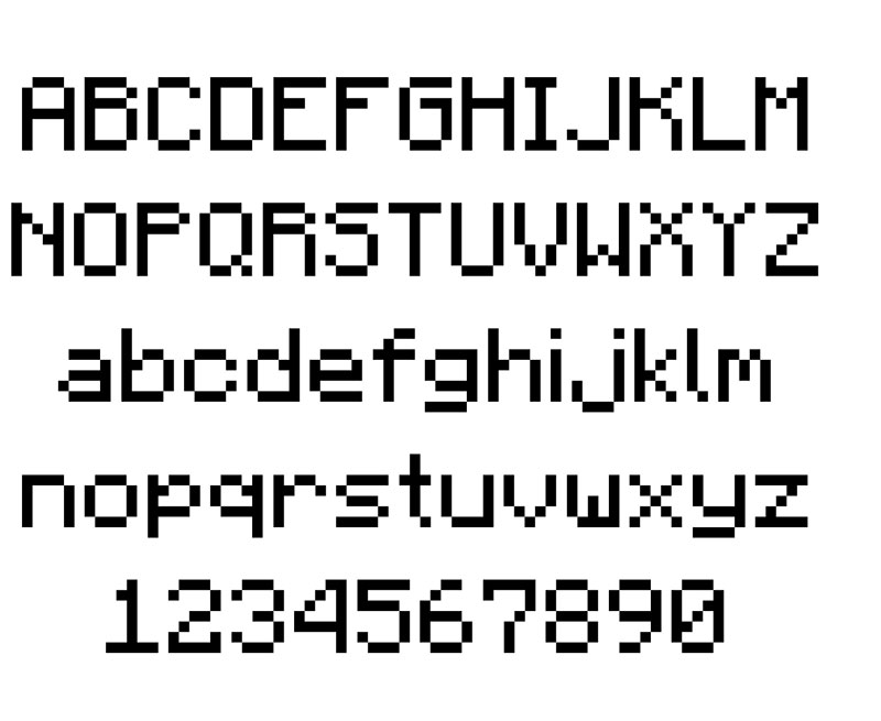 Minecraftia Get the best Minecraft fonts from this hand picked selection