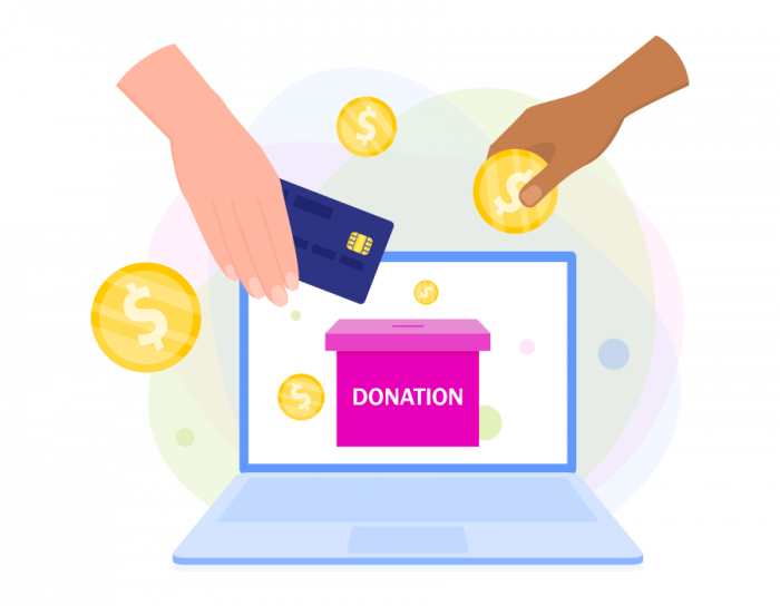 Online nonprofit donations