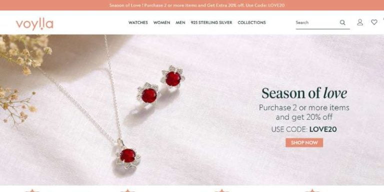 Awesome Jewelry Website Designs to Use as an Example