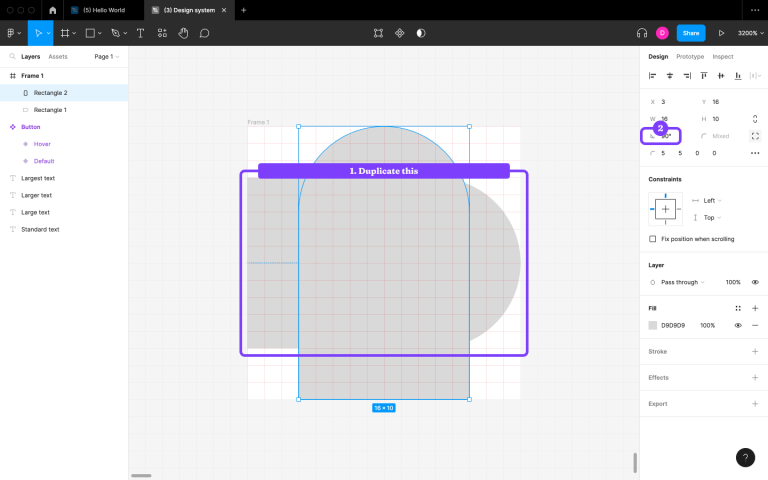 Creating a Custom Button Icon in Figma