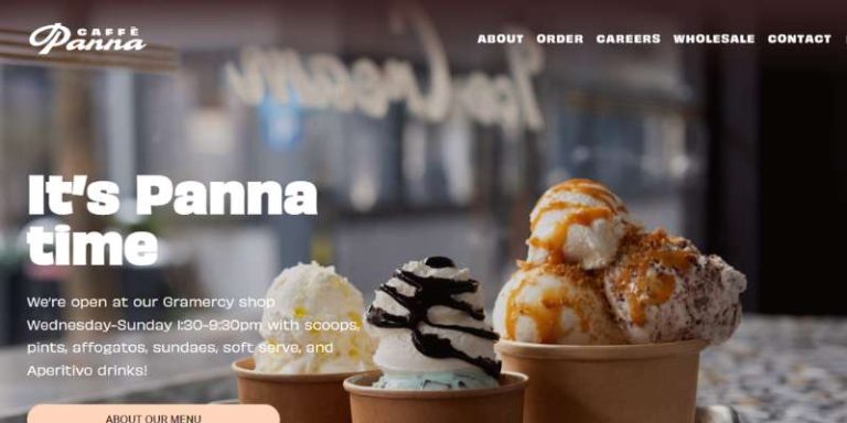 The Best Ice Cream Websites Created by Designers