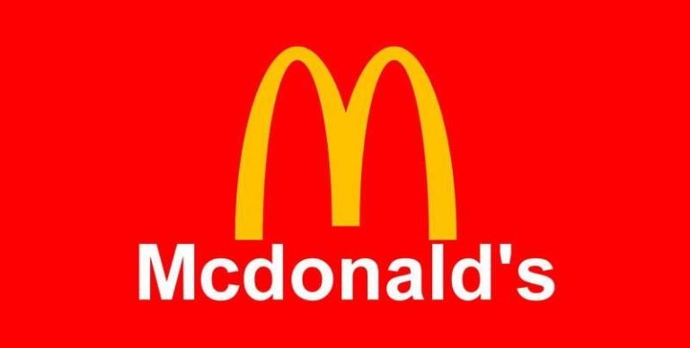 What font does McDonald’s use on their website and logo?