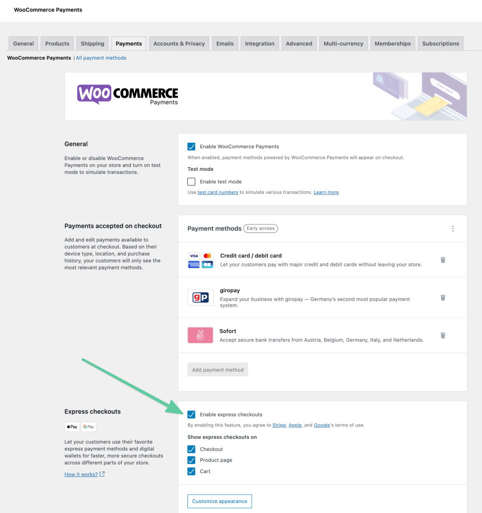 WooCommerce With Apple Pay and Google Pay