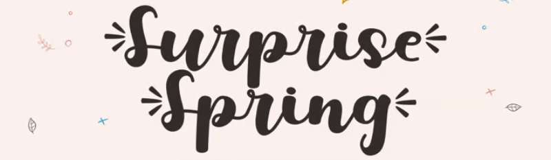 surprise-spring-1 Sweeten Your Designs with the Candy Crush Font