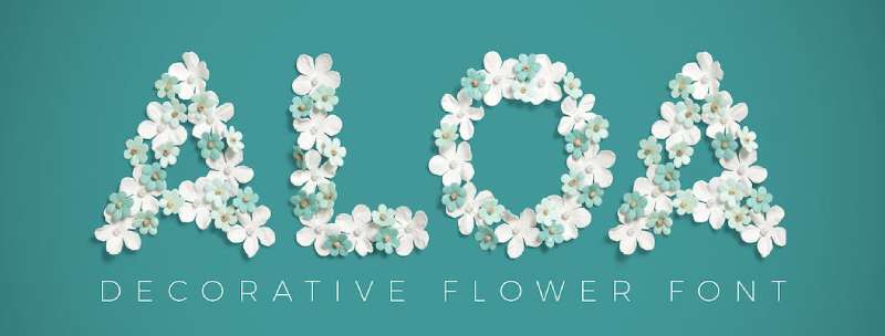 Aloa-Flower-Font The Best Floral Fonts to Use for Your Brand Identity