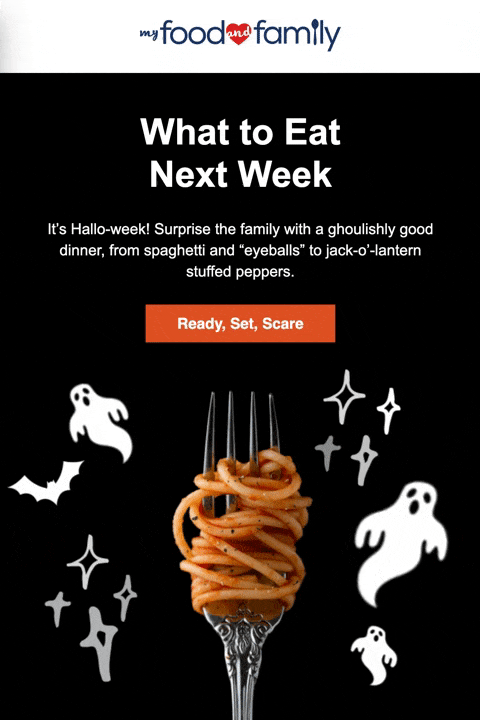 Halloween email designs