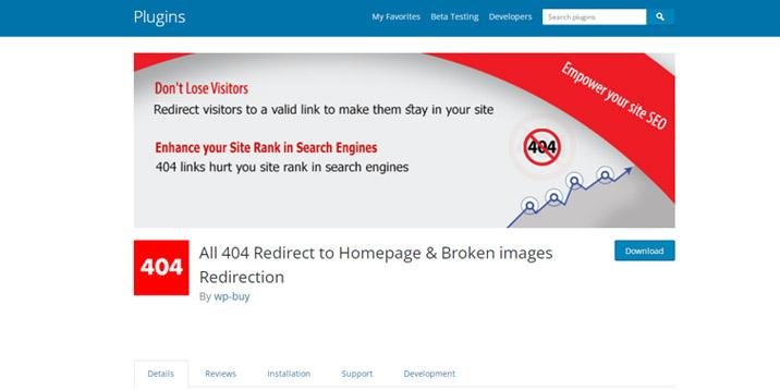 All 404 Redirect plugin in the WP Repository 