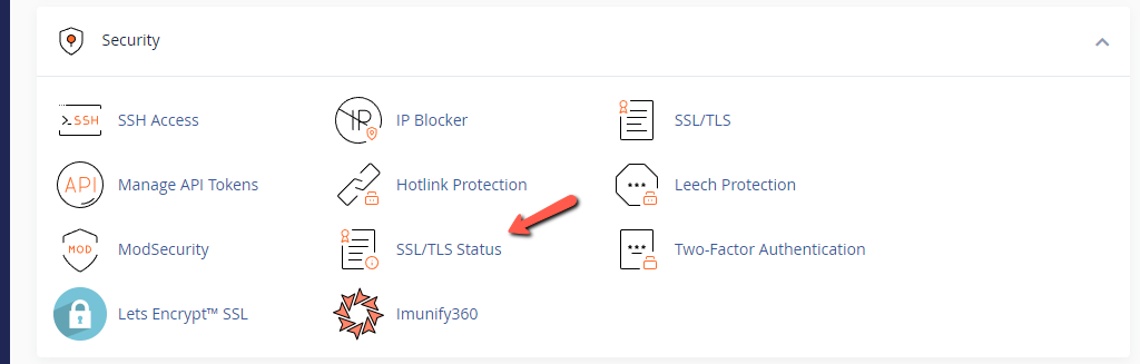 FleetSSL AutoSSL SSL/TLS Status