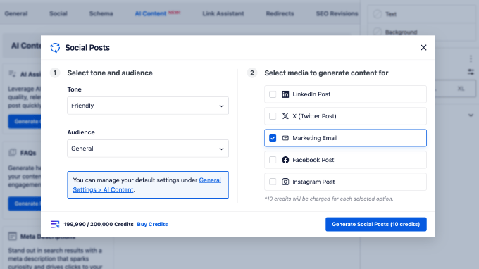 Using AIOSEO to Create a Marketing Email Based on a WordPress Post Using AIOSEO to Create a Marketing Email Based on a WordPress Post