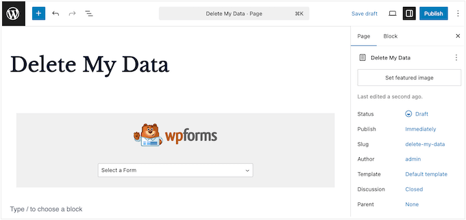How to add forms to your WordPress blog or website using a ready-made block
