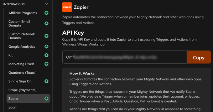 Mighty Networks Zapier Integration Mighty Networks Zapier Integration