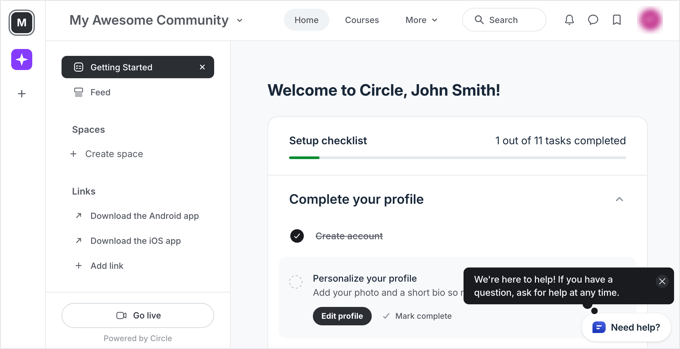 Circle.so Setup Checklist Circle.so Setup Checklist