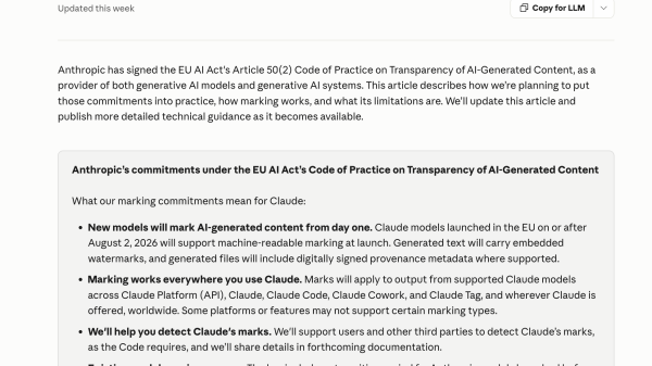 Claude Now Watermarks Everything It Writes. Here’s What It Means for Marketers
