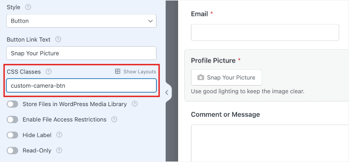 CSS Class example CSS Class example