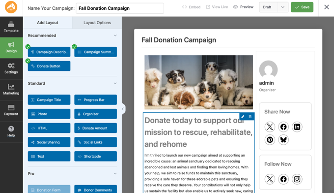 Designing a Campaign Page in WP Charitable Designing a Campaign Page in WP Charitable