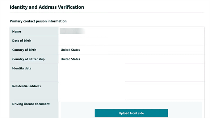Identity and address verification Identity and address verification