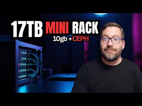 I Built a 5-Node Proxmox & Ceph Mini Rack with 17TB NVMe