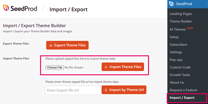 Import SeedProd AI vibe coded website Import SeedProd AI vibe coded website
