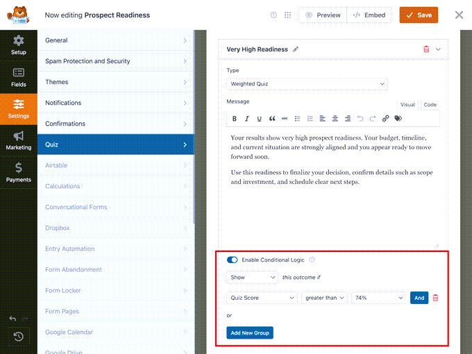 outcome different quiz addon outcome different quiz addon