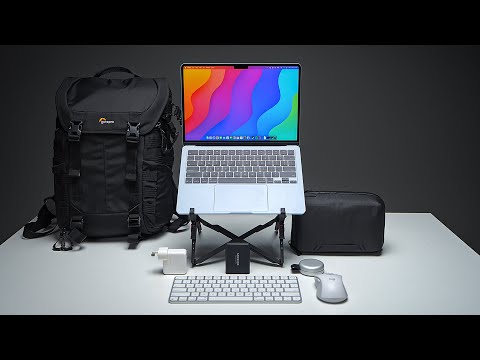 My ULTRA Minimal MacBook Air Travel Setup for 2025