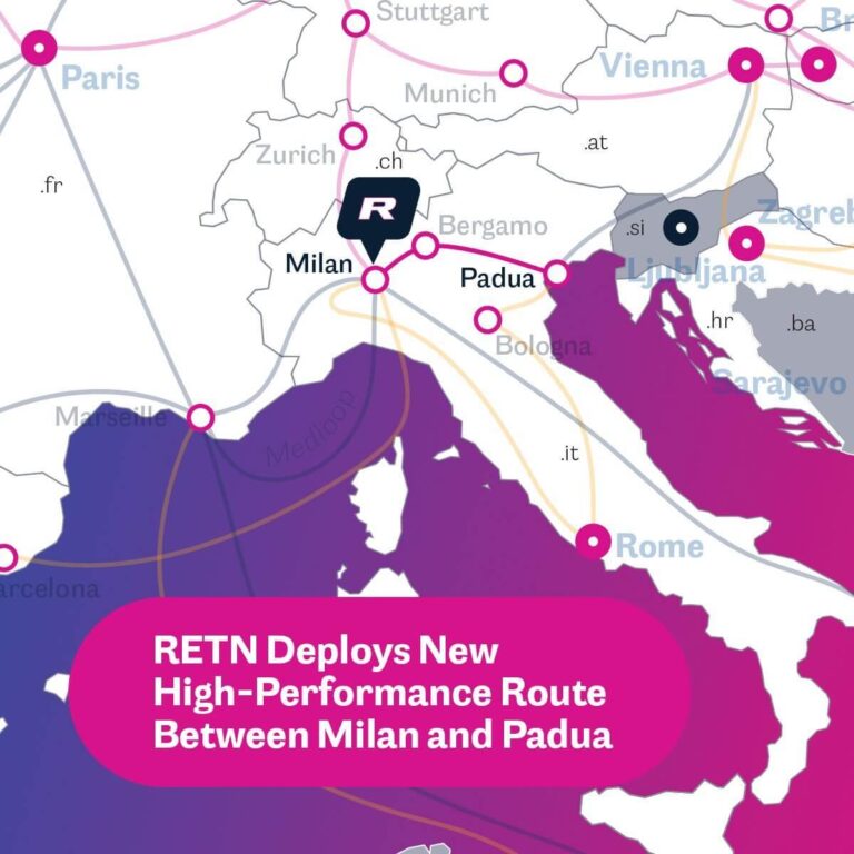 RETN Boosts Italian Network with Milan–Padua High-Speed Fiber Route