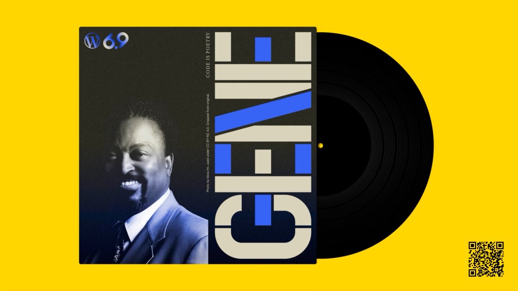 WordPress 6.9 Gene album cover art